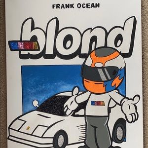 Frank Ocean Canvas Art. Original Hand Painted.